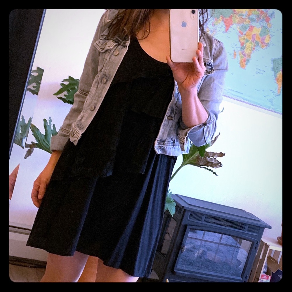 Black summer dress